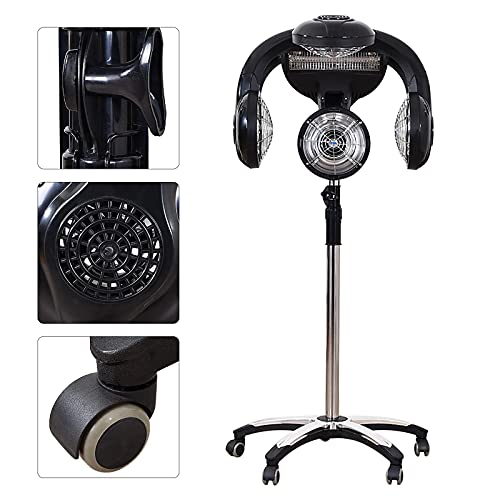 Professional Wall-Mount Hair Dryer with LCD Display for Salon Use K373