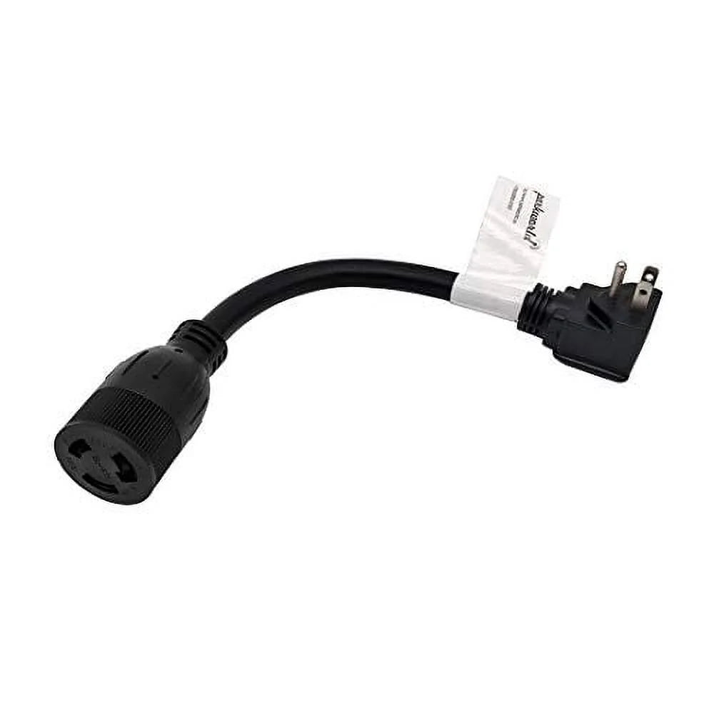 Parkworld 885248A Adapter Cord 5-15P to L6-20R Right Angle Plug O754