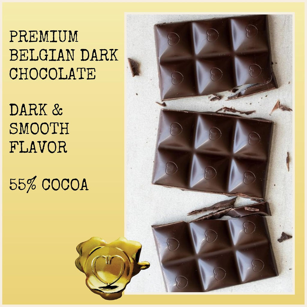 Chocolove Dark Chocolate Bars 55% Cocoa, 3.2oz (12 Pack) W784178