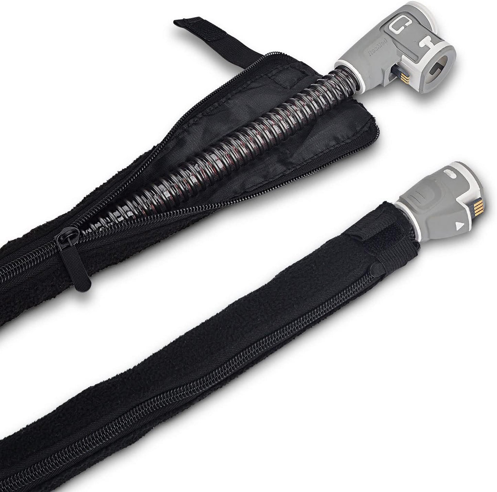 6.3ft CPAP Hose Cover for ResMed ClimatelineAir AirSense 10 & 11, Cat Proof CPAP Tube Cover, Double-sided Hose Wrap Full Zipper for Heated Tubing