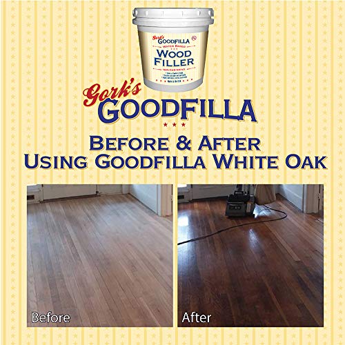Water-Based Wood & Grain Filler - Neutral Base - 1 Quart by Goodfilla B198625