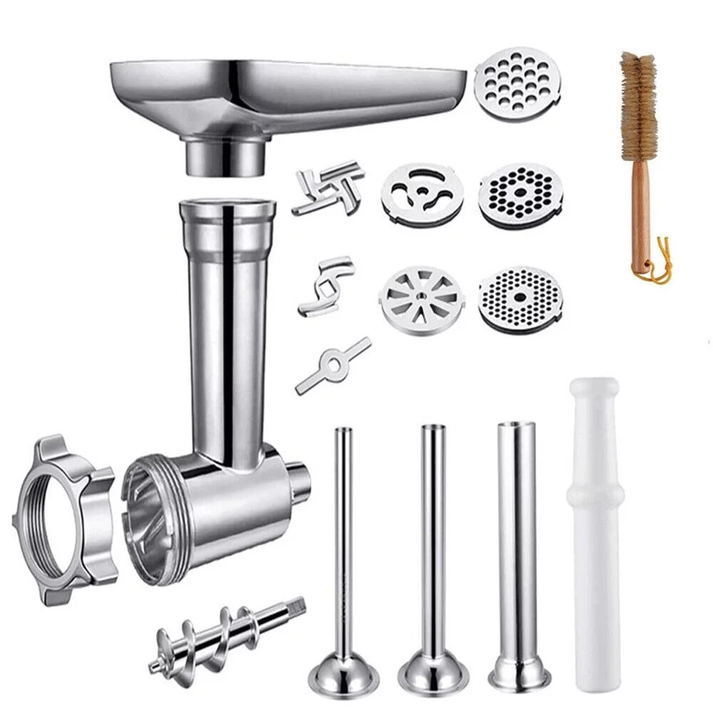 JLLOM Metal Food Grinder Attachment for Meat Grinder & Sausage Stuffer U6000
