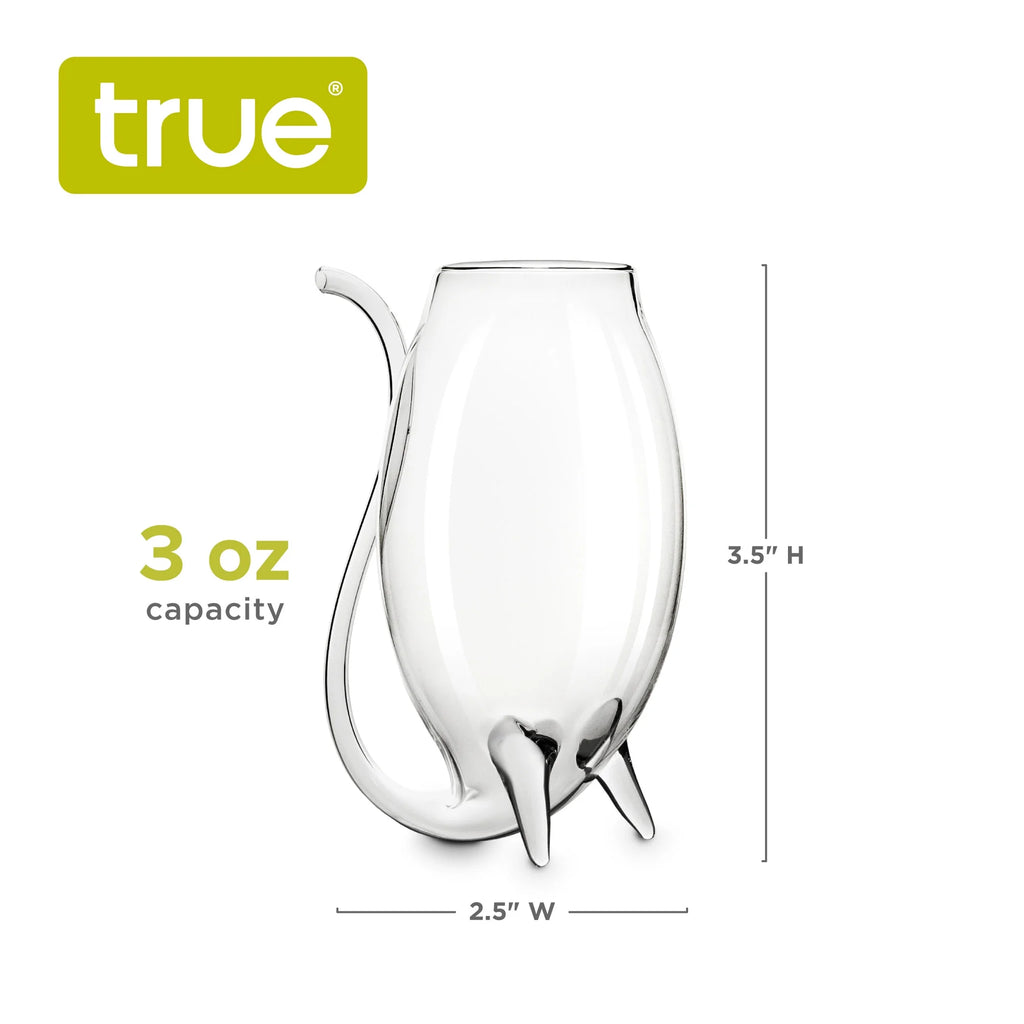 True Port Glasses with Sipper, Set of 4 U390545