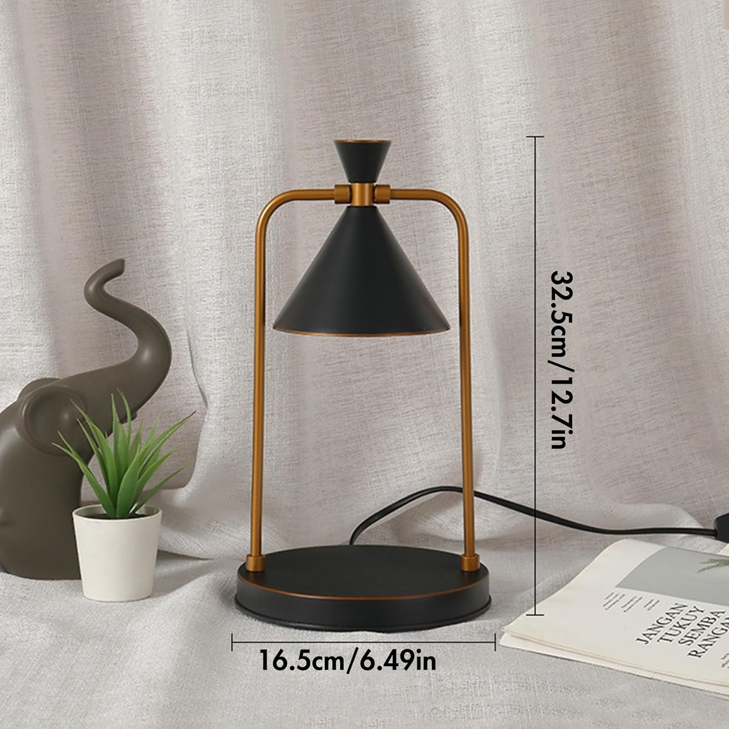 POWSTRO K Candle Warmer Lamp with Timer, 2 Bulbs Included M569