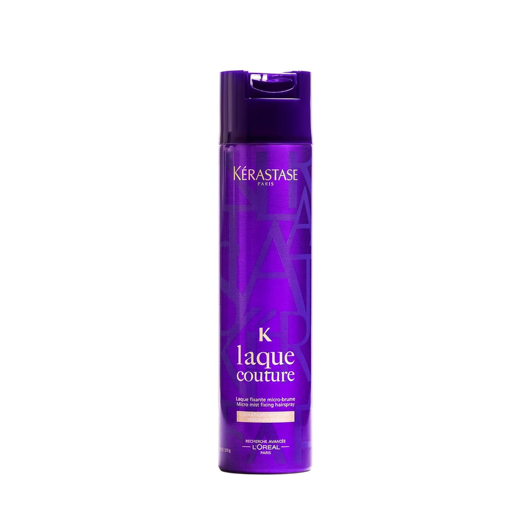 Kerastase Laque Couture Hair Spray | Medium Hold Styling Spray | Long Lasting, Flexible Hold | Anti-Humidity and Flyaway Control | With Heat Protectant | For All Hair Types | 8.8 Oz
