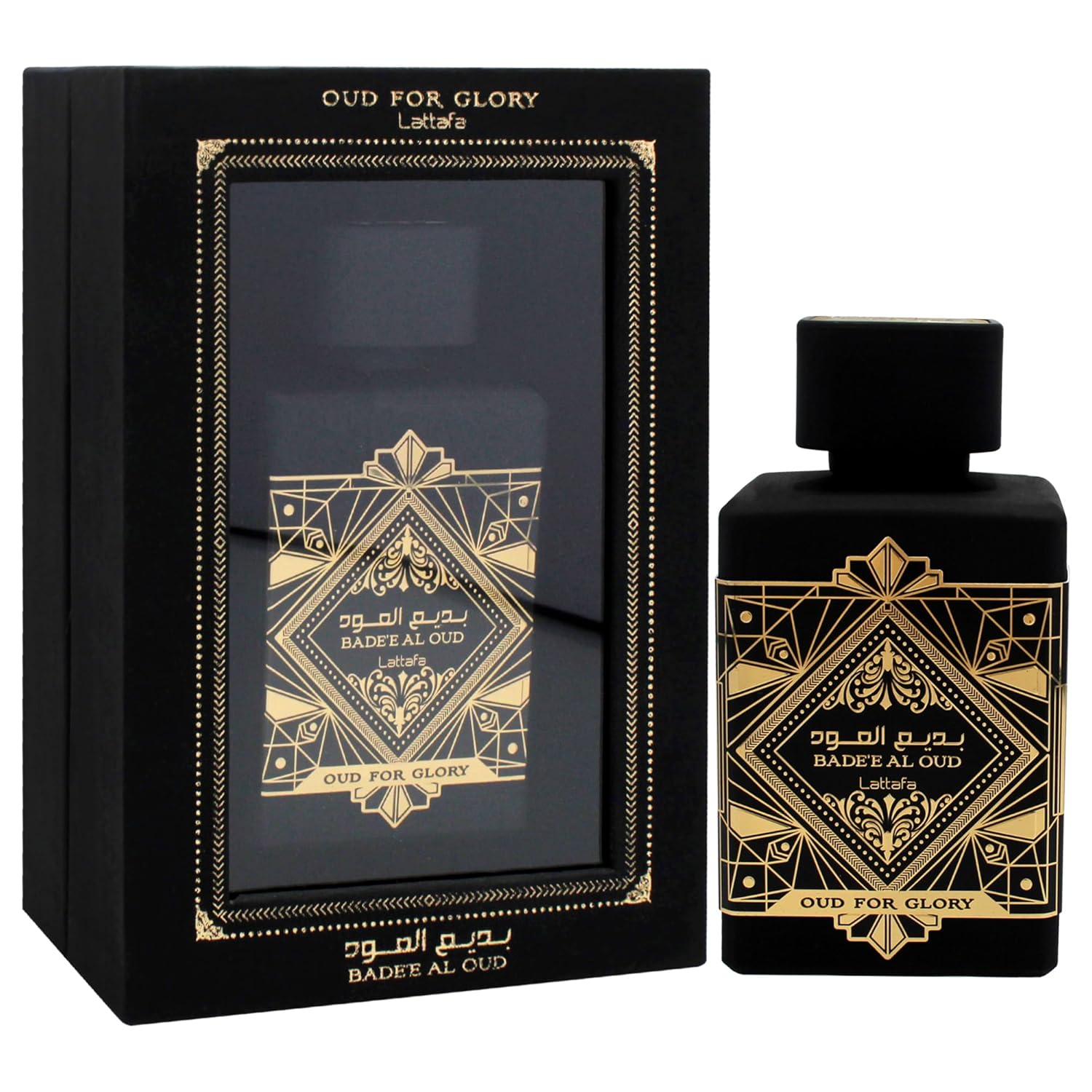 Lattafa Perfumes Bade'e Al Oud Eau de Parfum Spray, 3.4 oz O7856
