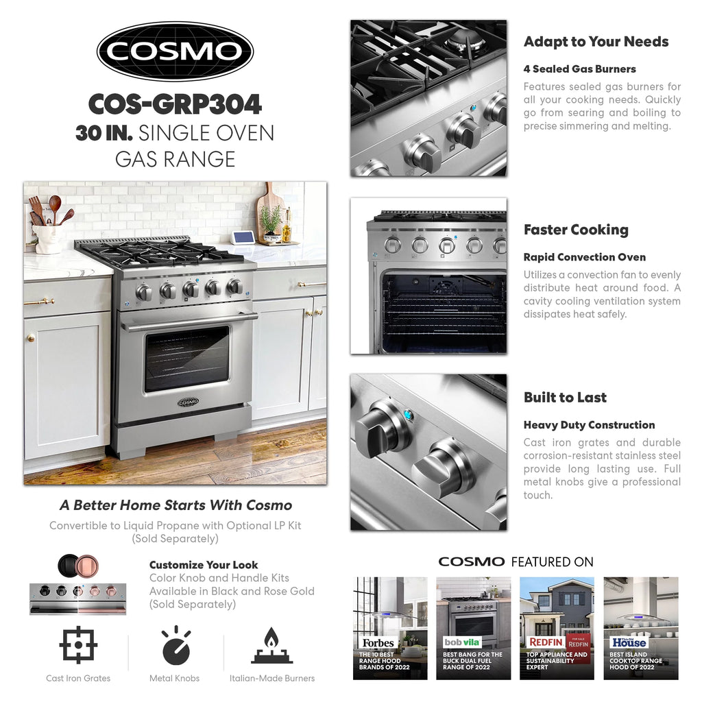 Gas Range 3.5 cu. ft. Stainless Steel I2185