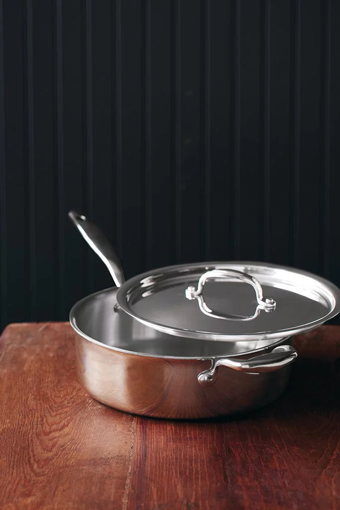 Heritage Steel 5-ply Stainless Saute Pan with Lid X60280