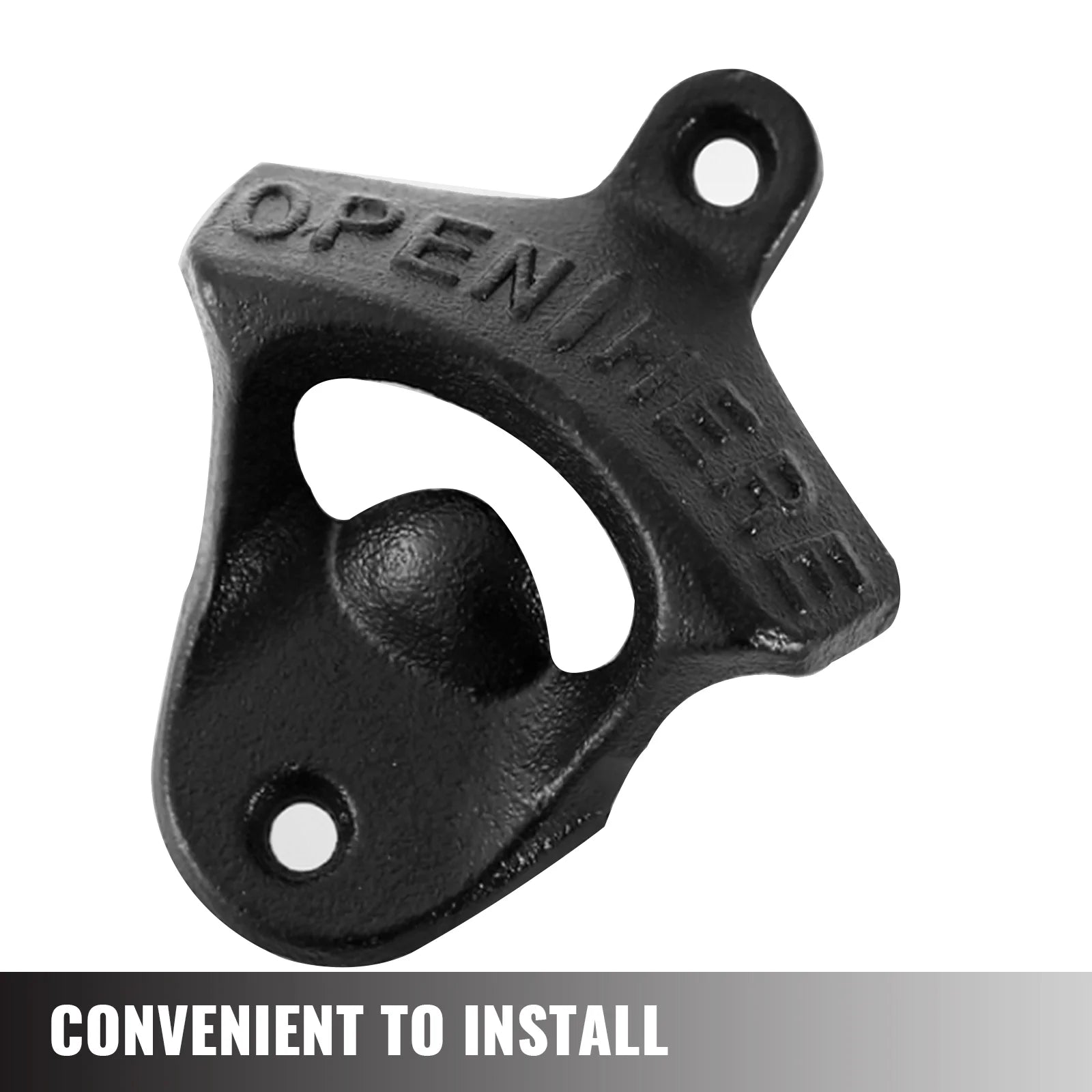 VEVOR Wall Mounted Bottle Opener Set of 100pcs Rustic Cast Iron Vintage Finish O8257