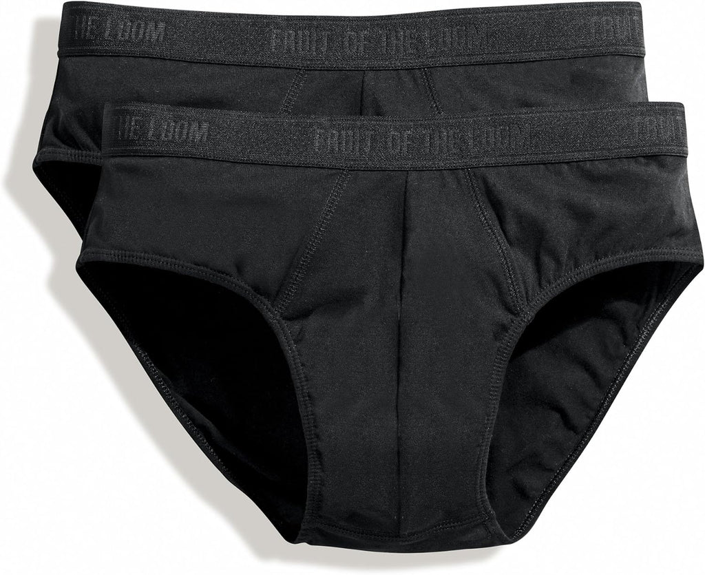 Fruit of the Loom Men's Classic Sport Briefs 2-Pack White R53225