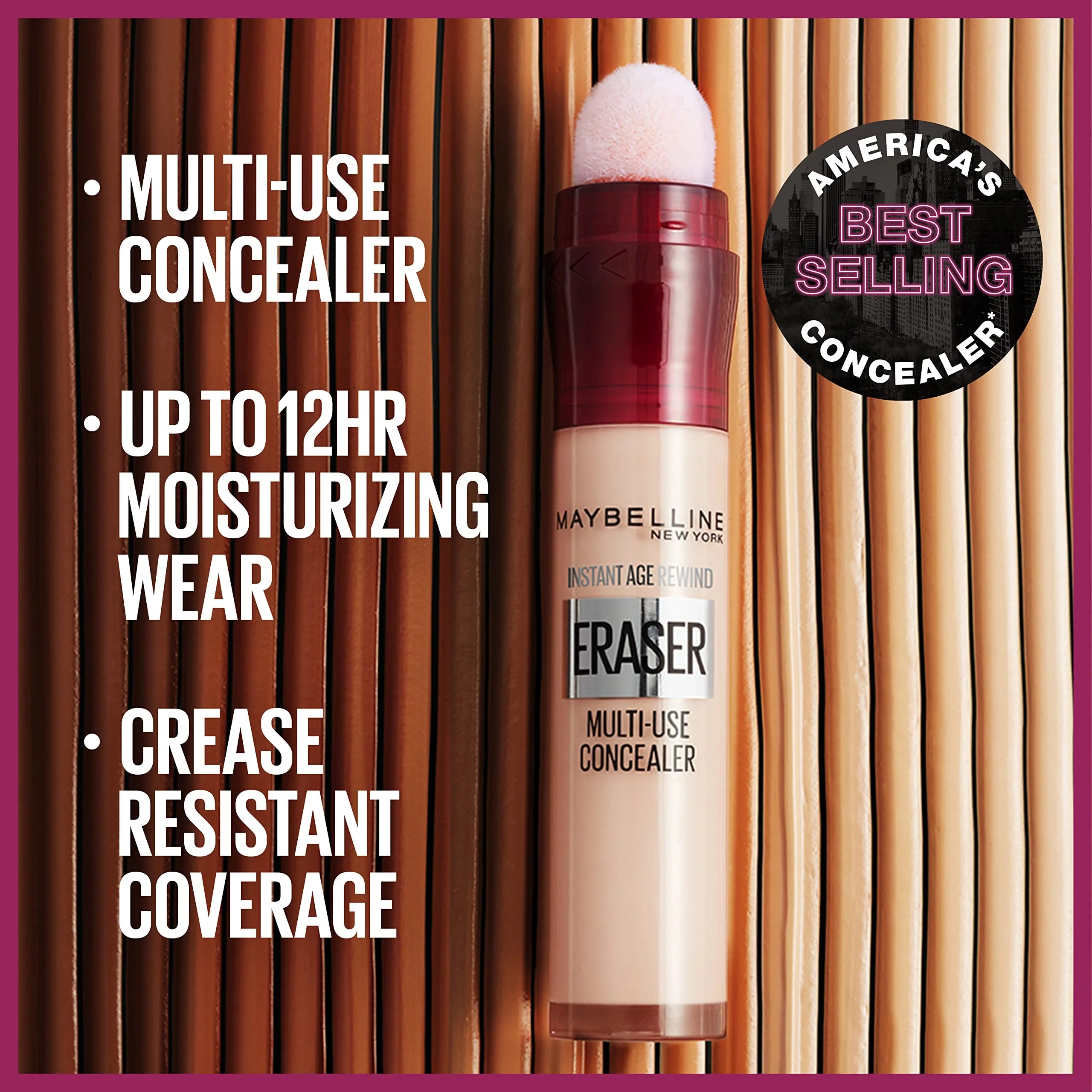 Maybelline Instant Age Rewind Eraser Multi Use Concealer 122, 0.2 Fl Oz (Pack of 2) Z94419
