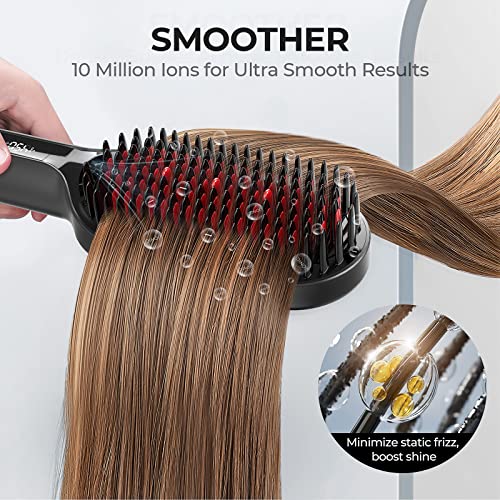 TYMO Hair Straightener Brush Ionic Plus for Women D4143