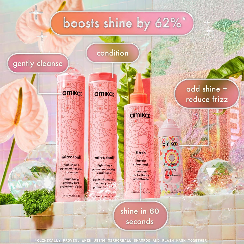 amika shine-o-sphere shine + protect routine set M68837