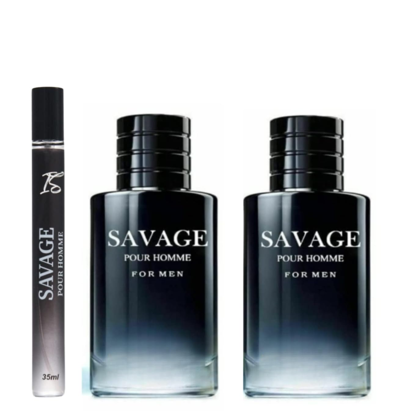 INSPIRE SCENTS Savage Extrait De Parfum Spray for Men, 3.4 oz + Travel Spray R73927