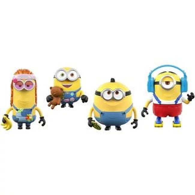 Minions on the Move Van with 4 Figures F3074