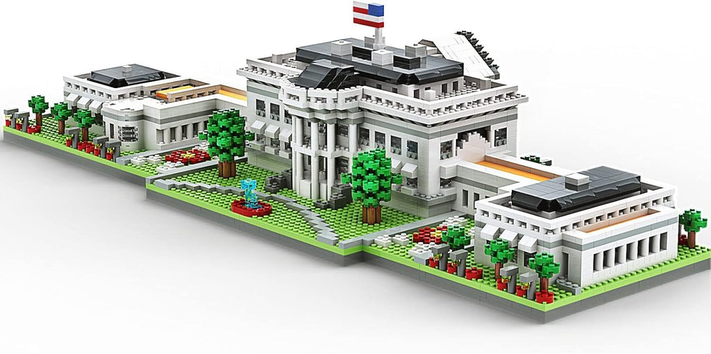 SEMKY Micro Mini Blocks White House Famous landmark Model Set,(3000Pieces) -Building and Architecture Toys Gifts for Kid and Adult
