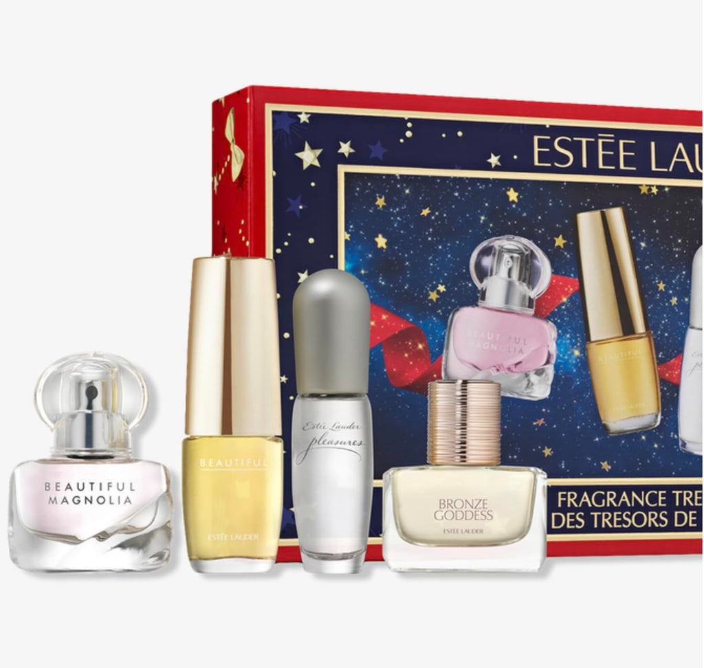 Estee Lauder Fragrance Treasures 4-Piece Mini Travel Gift Set K790471