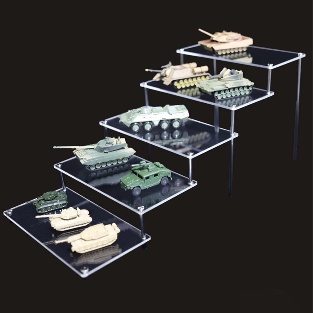 Transparent Acrylic Display Riser Shelf, 5 Tier E11517