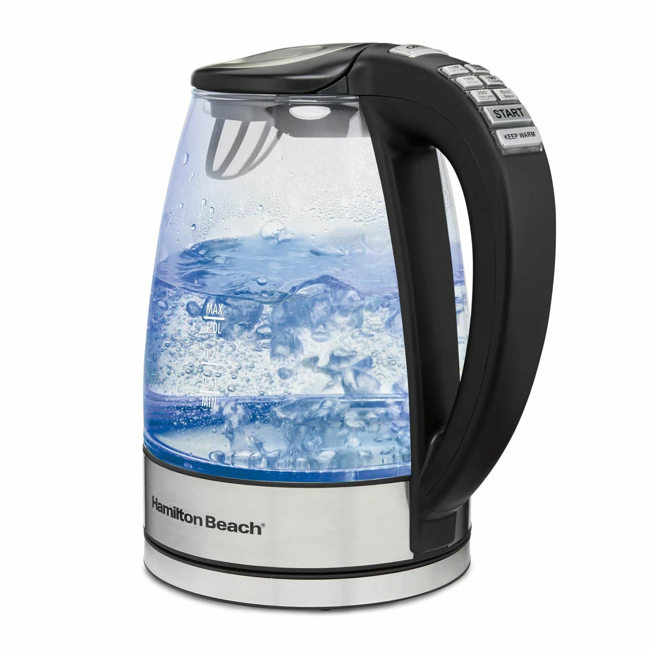 Hamilton Beach 1.7 Liter Glass Kettle Variable Temperature Y693