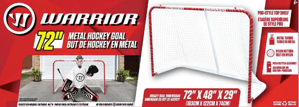 Warrior 72" Metal Street Hockey Net with Push Button Connectors G247