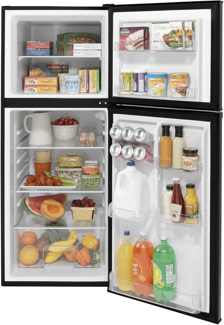 GE APPLIANCES GPV10FGNBB 9.8 Cu. Ft. 12V Top-Freezer Refrigerator P26298