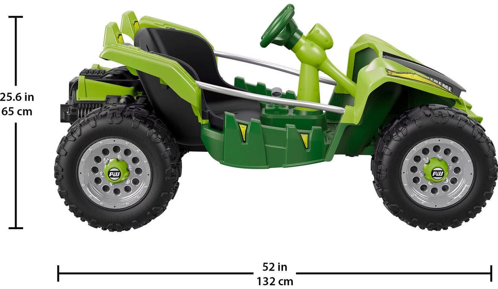 12V Power Wheels Dune Racer Extreme Ride-On Vehicle, Green Y5857