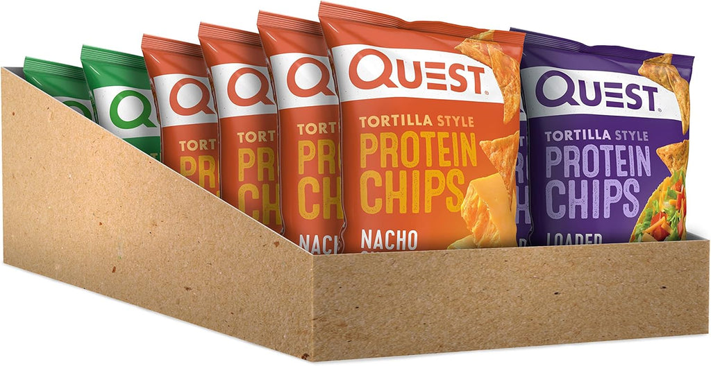 Quest Nutrition Protein Chips, Cheese Crackers & Peanut Butter Cups Variety Bundle F951
