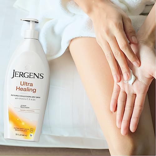Jergens Ultra Healing Dry Skin Lotion, Hand and Body Moisturizer, 21 oz, 3 Count X2262