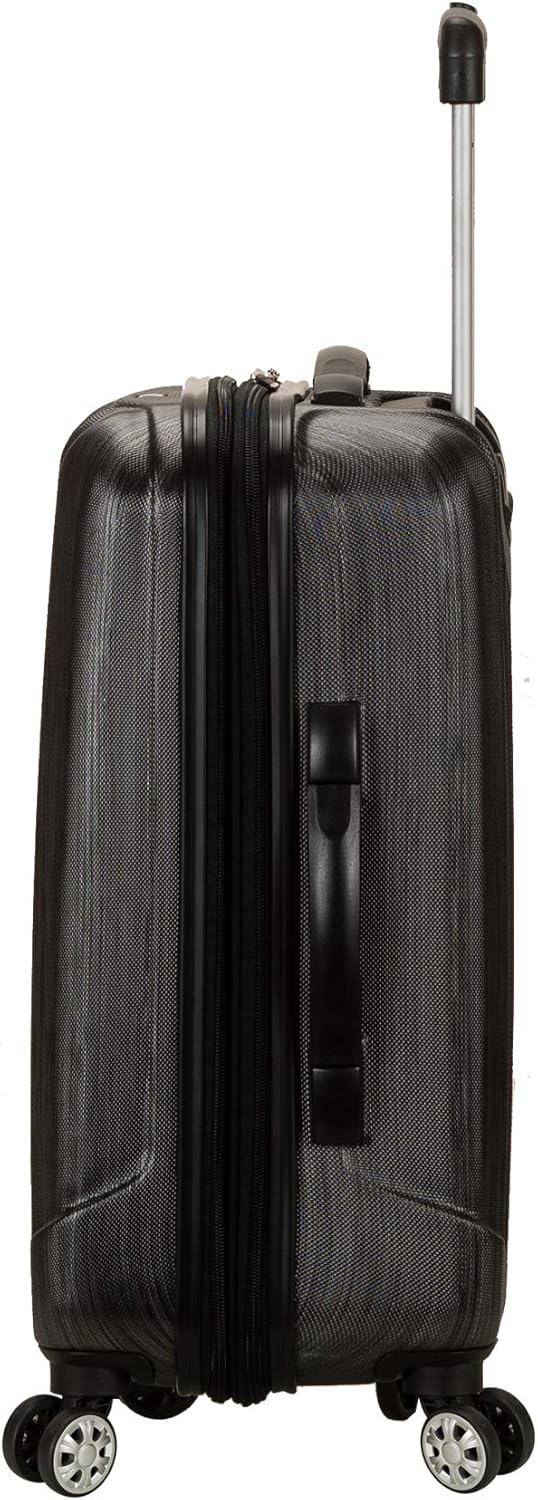 Rockland Melbourne Hardside Spinner Luggage, Carry-On 20", Metallic J623759