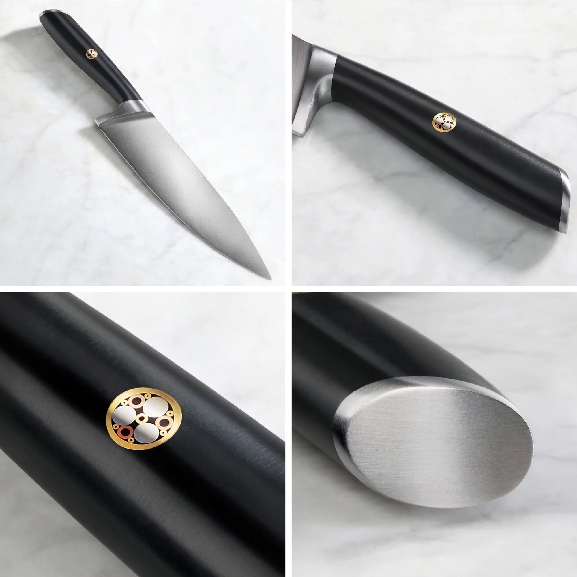Cangshan L Series 7" Santoku Knife, Black A666222