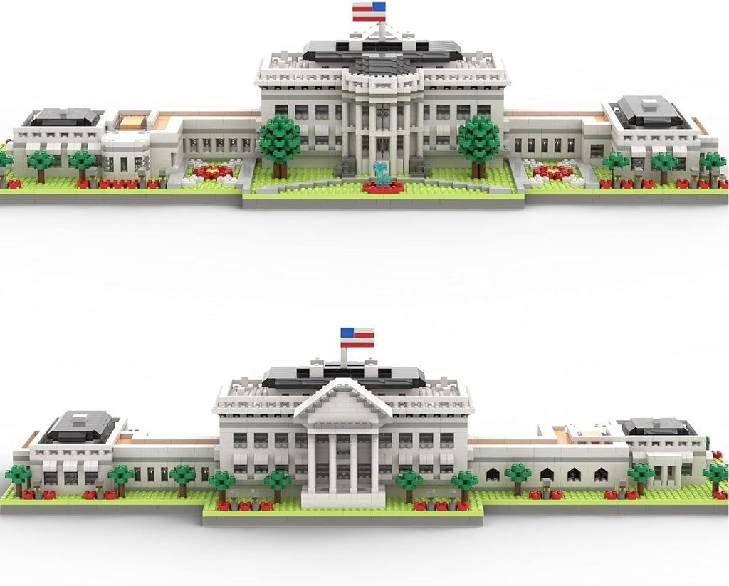SEMKY Micro Mini Blocks White House Landmark Model Set Building Toys for Kids and Adults X346