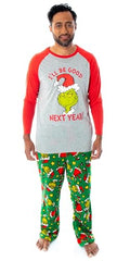 Dr. Seuss GRINCH Who Stole Christmas Matching Family Pajama Sets For Men, Women, Kids, Toddlers