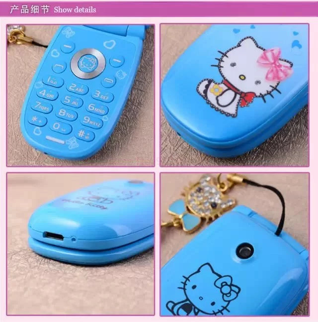 W88 Kawaii Flip Phone Super Small 2G GMS Cellphone D474874