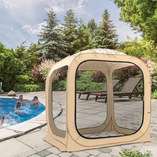 DoCred Sports Tent Pop-Up Screen House for Camping and Outdoor Events S692254