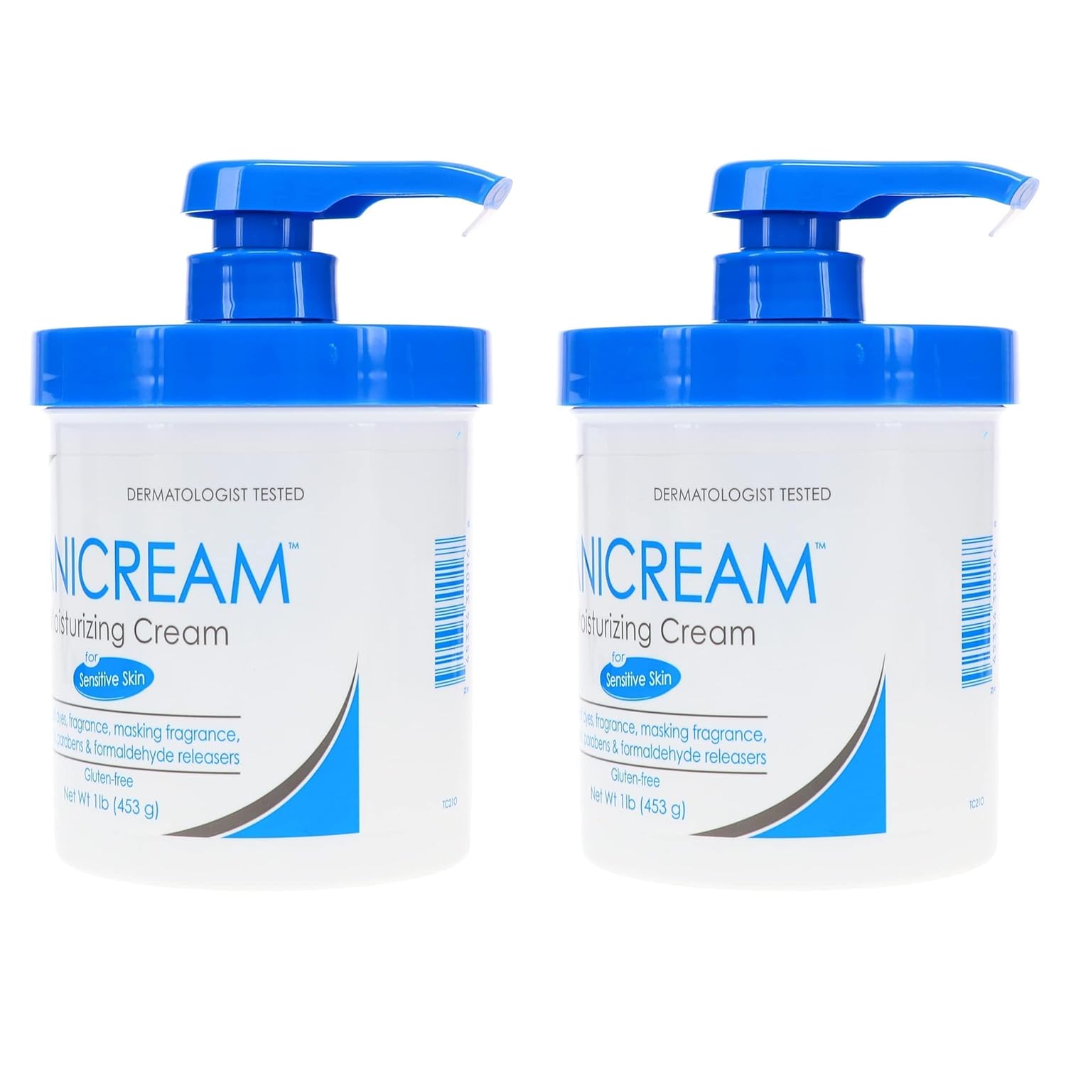 Vanicream Skin Cream with Pump Dispenser, 16 oz, Pack of 2 P8818