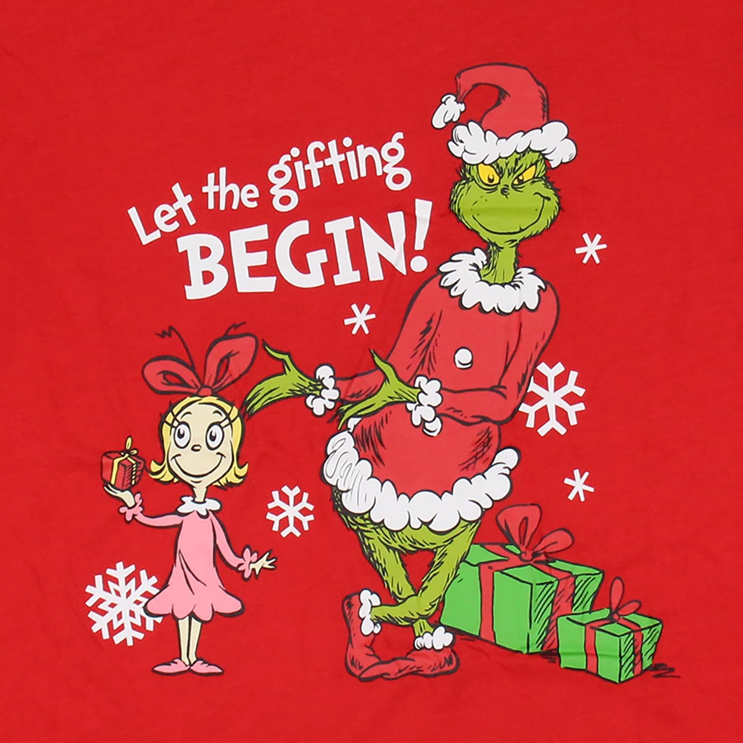 Dr. Seuss Women's Grinch Lounge Pajama Sleep Set, Medium W64670