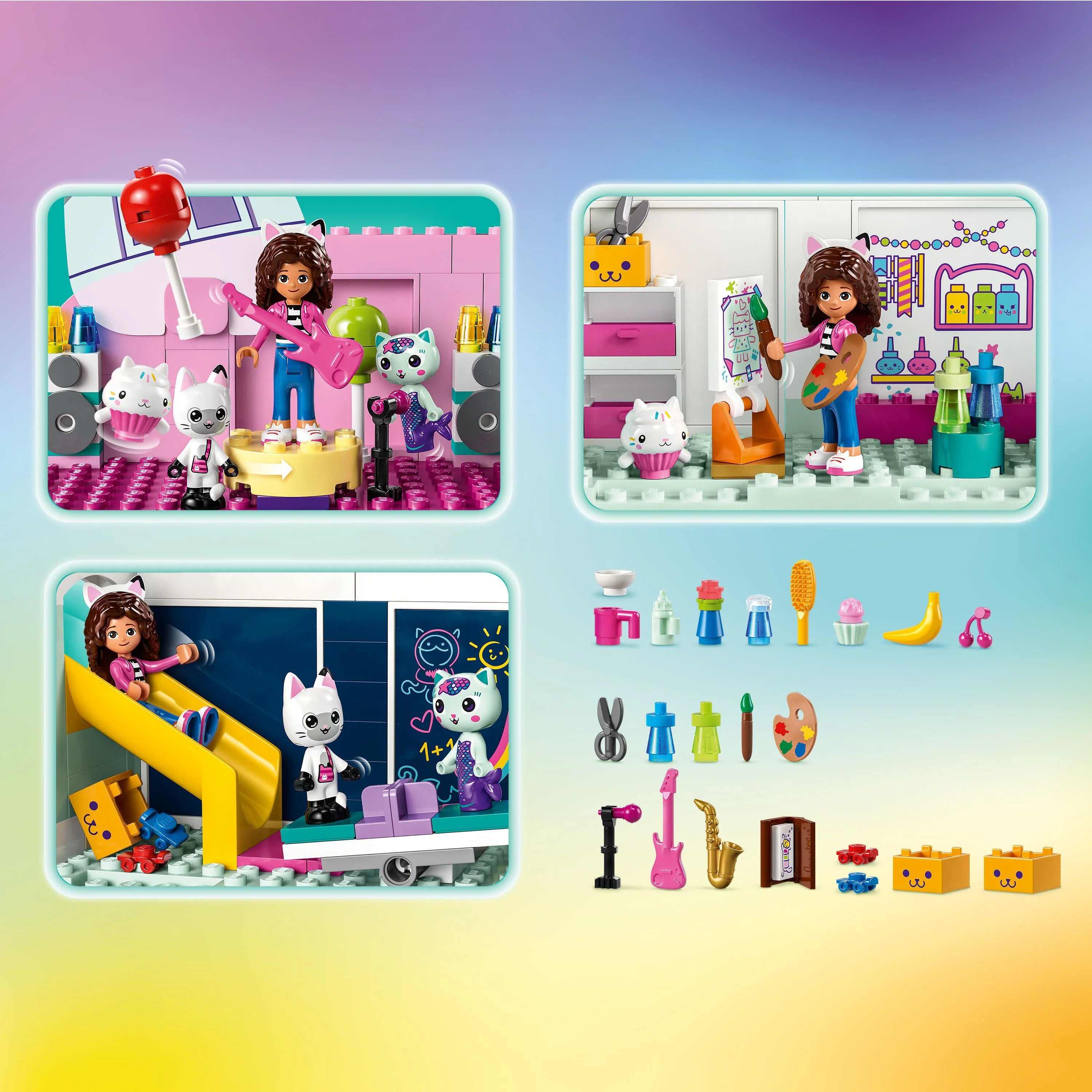 LEGO Gabby’s Dollhouse 10788 Building Toy Set, 8-Room Playhouse for Kids Ages 4+ C331