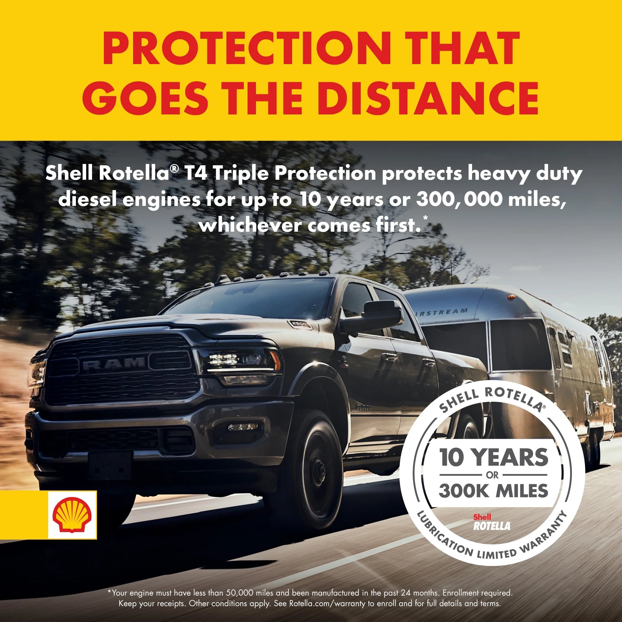 Shell Rotella T4 Triple Protection 15W-40 Diesel Motor Oil 1 Gallon 3 Pack P776