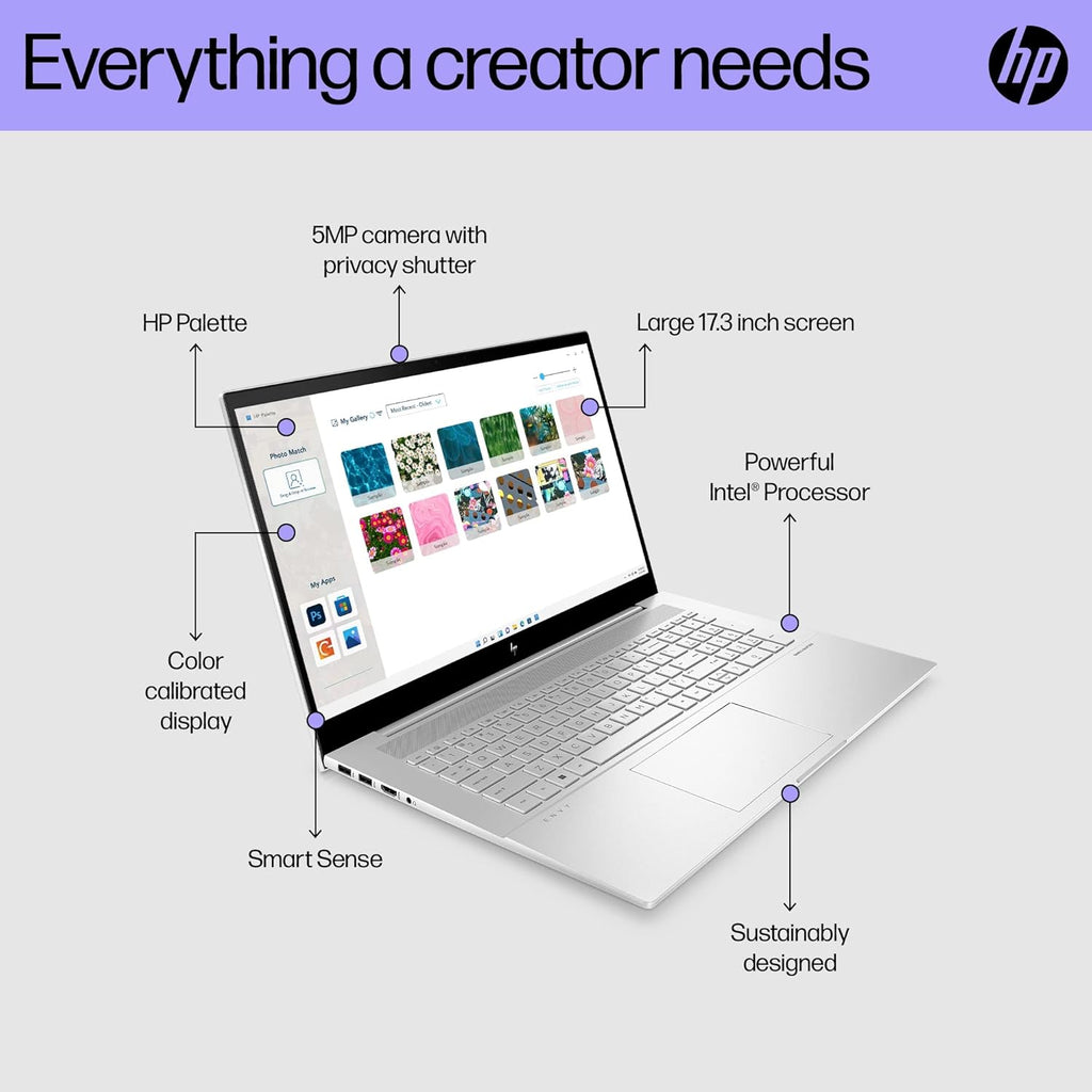 HP ENVY Laptop 17.3" Touchscreen, Intel Core i7, 16GB RAM, 1TB SSD, Windows 11 M78837