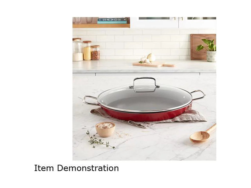 Cuisinart Non-Stick 15" Paella Pan with Glass Lid Z714
