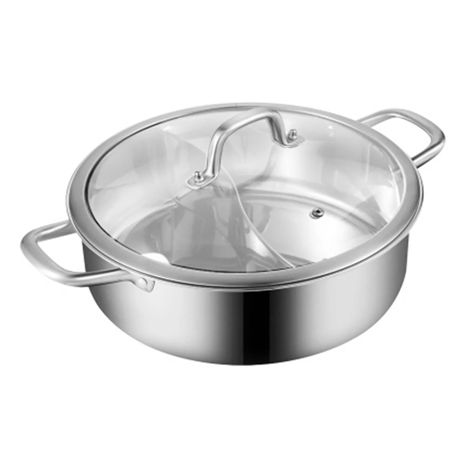 Stainless Steel Shabu Hot Pot for Induction & Gas Stove B9008