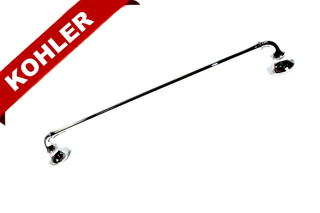 KOHLER K-11271-CP Forté Bathroom 24-Inch Towel Bar Polished Chrome