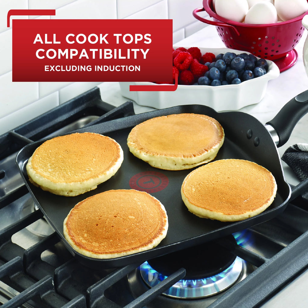 T-fal Easy Care Nonstick Cookware 12 Piece Set Grey J1374