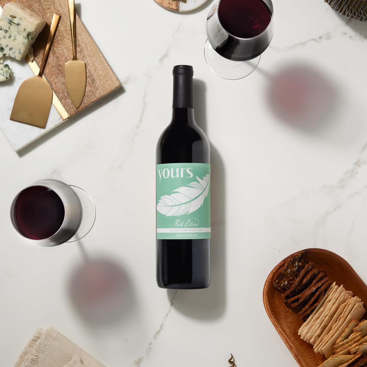 YOURS Non-Alcoholic California Red Blend Wine G7473