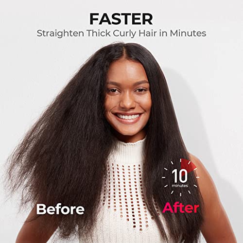 TYMO Hair Straightener Brush Ionic Plus for Women D4143