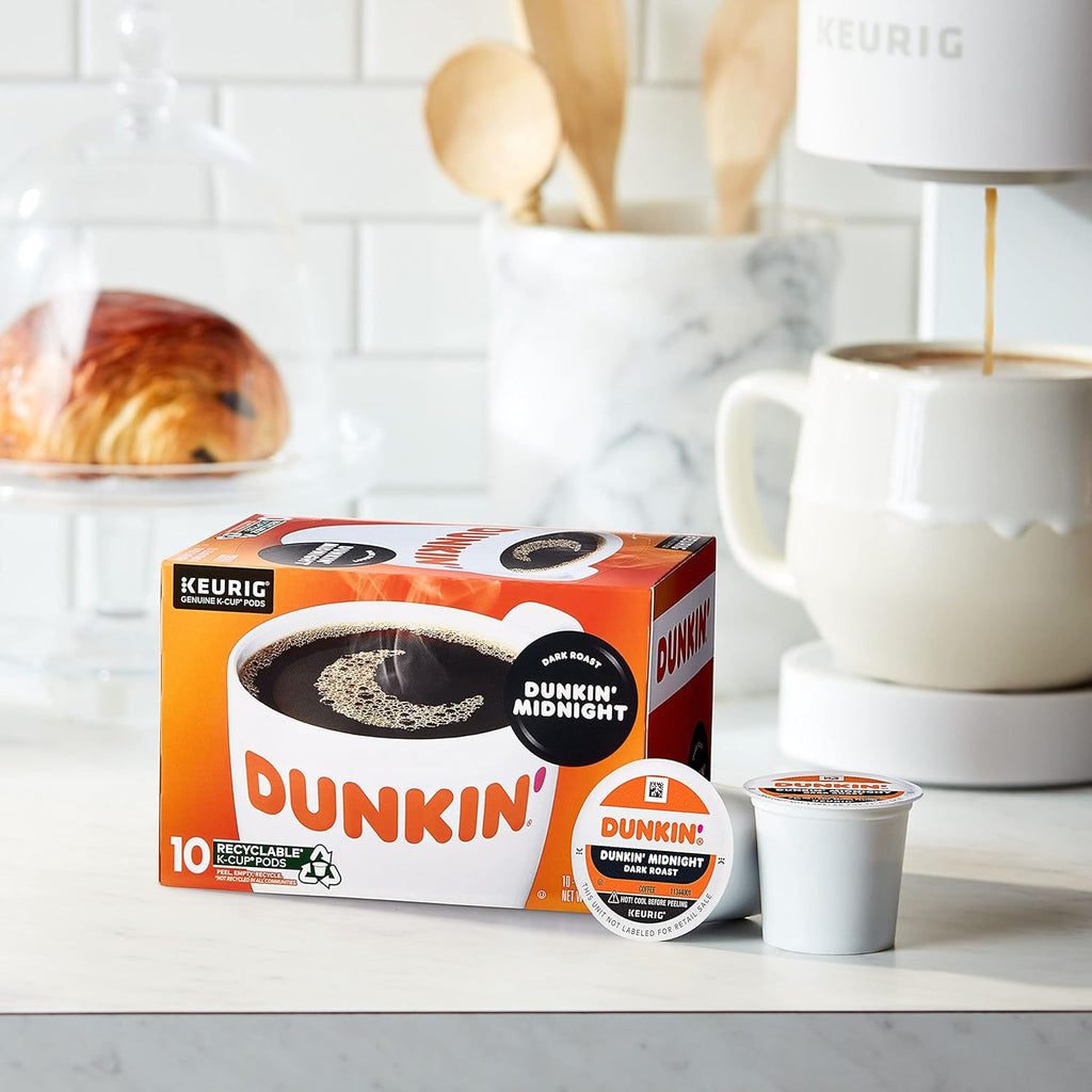 Dunkin' Midnight Dark Roast Coffee, 60 K-Cup Pods J487690