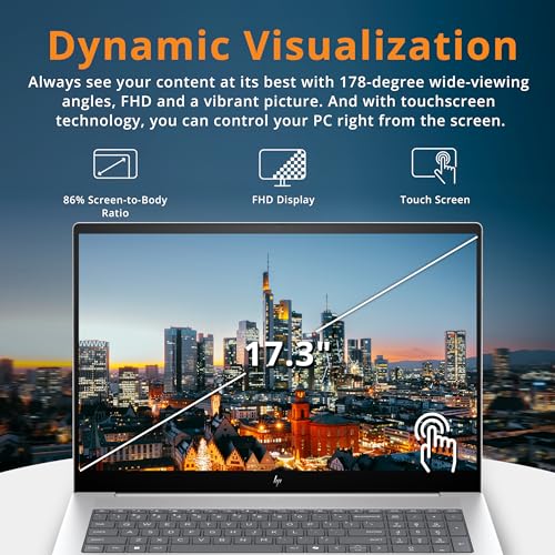 HP Envy Laptop 17.3" FHD Touchscreen, Intel Core i7, RTX 3050, 64GB RAM, 1TB SSD, Windows 11 X9888