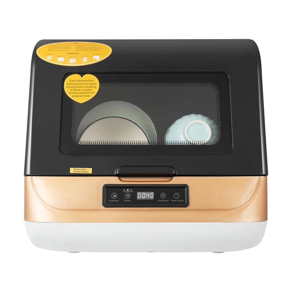1200W Countertop Dishwasher Portable with 4 Programs T918