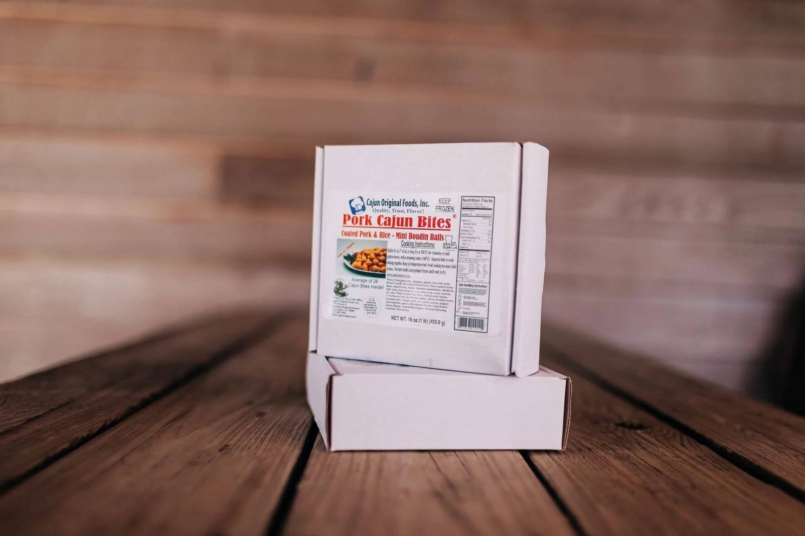 Frozen Cajun Original Foods Pork Boudin Bites T412068