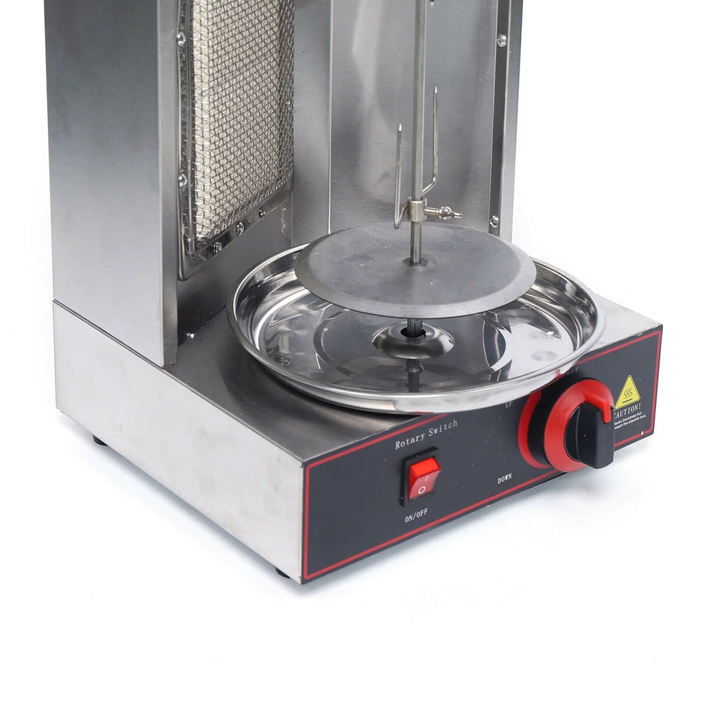 Gas Grill Meat Machine BBQ Rotisserie Oven Smokeless Vertical Broiler 110V LPG J55224